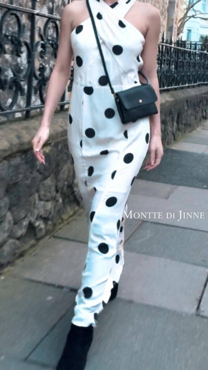 Italian Leather Classic Small Messenger Crossbody Bag: Silver