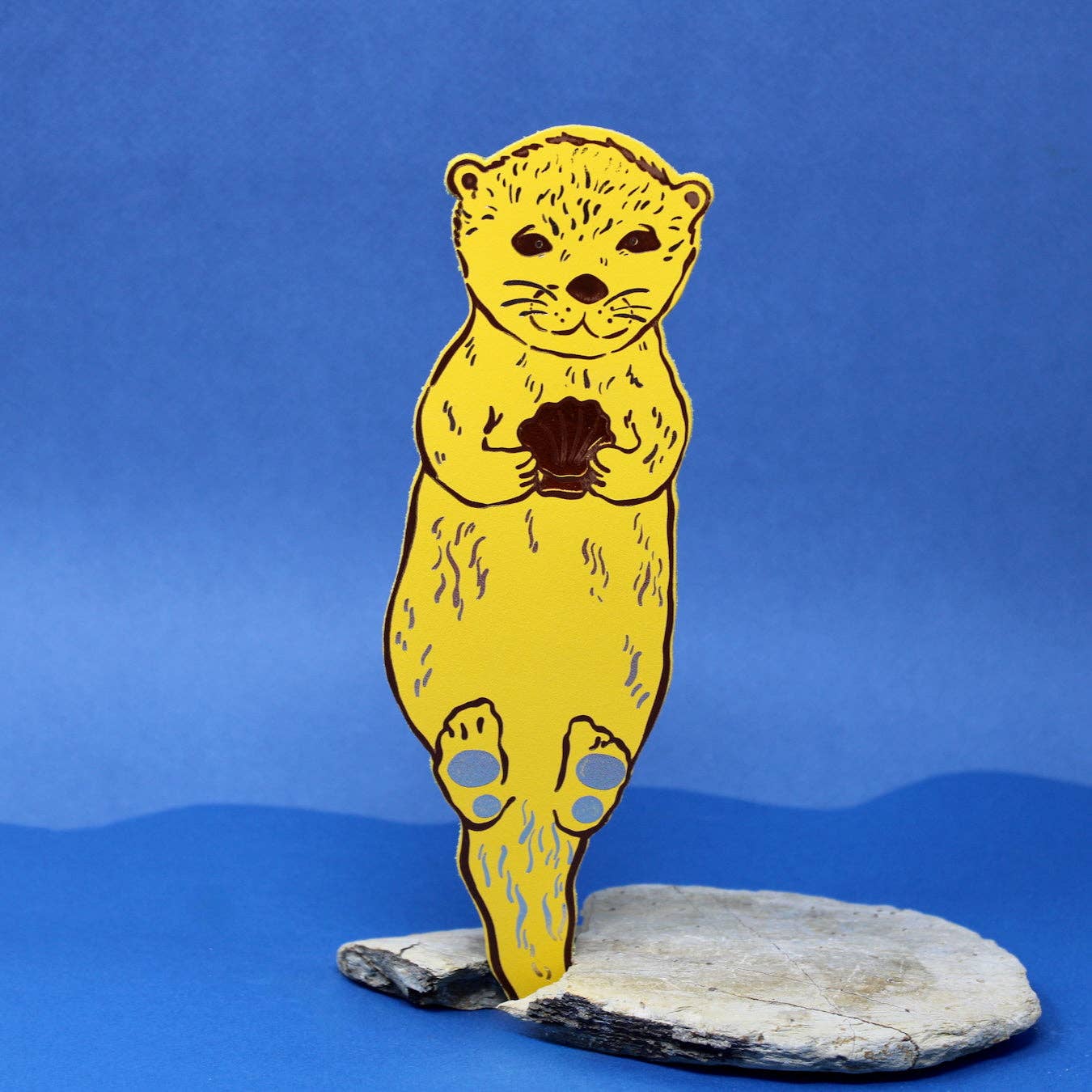 Otter Bookmark - Buttercup Yellow