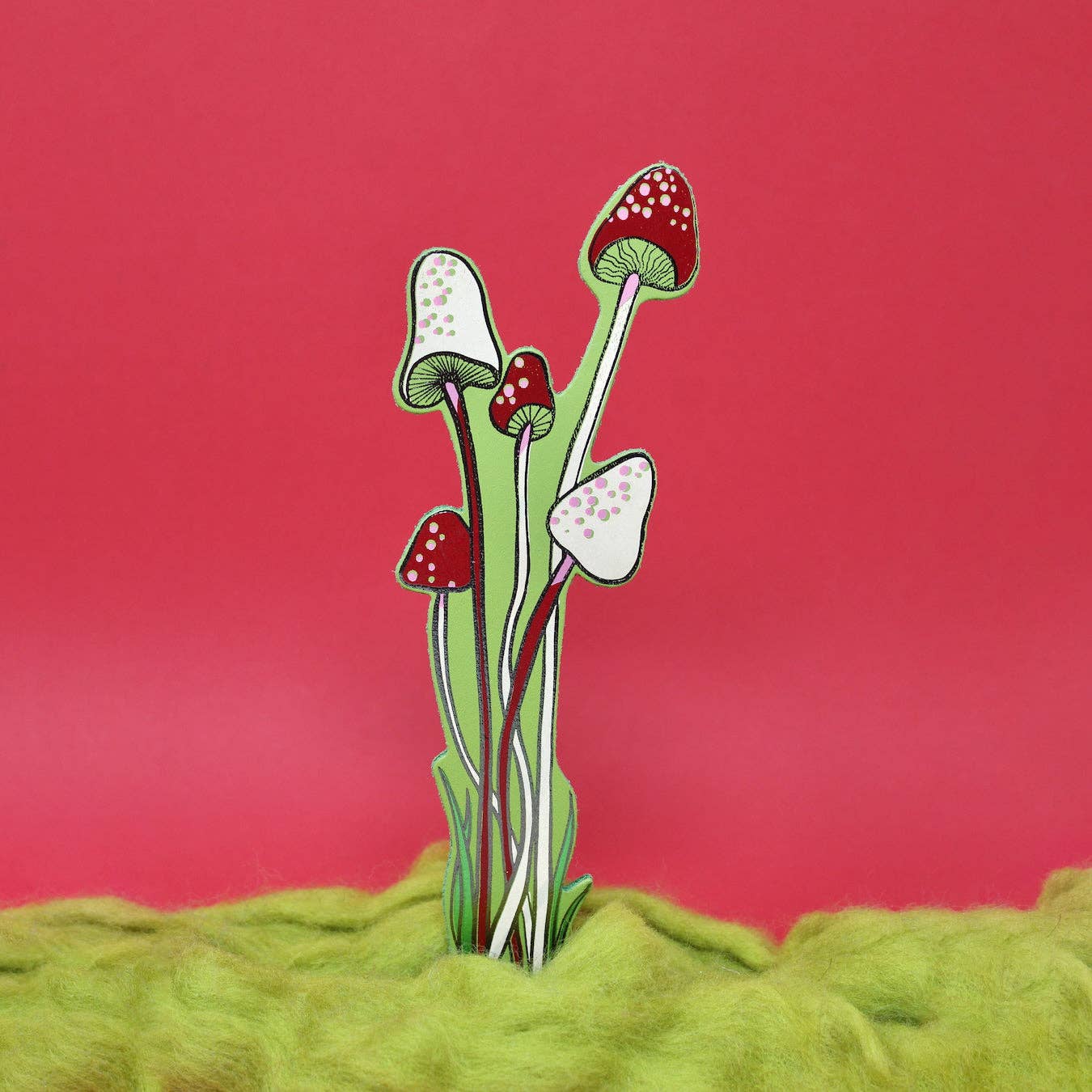 Mushroom Bookmark: Apple