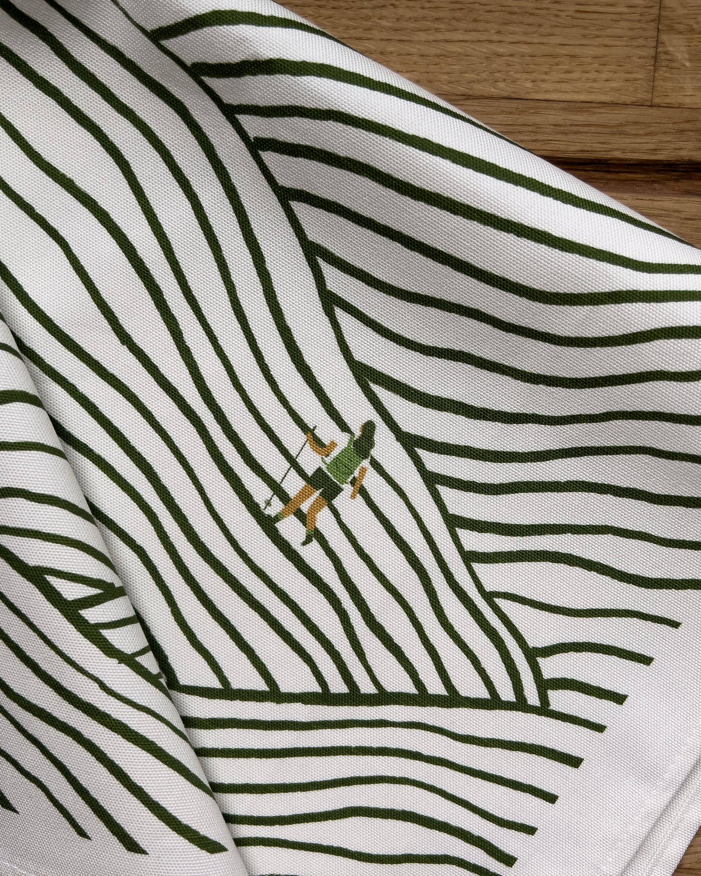 Walking Pattern Tea Towel