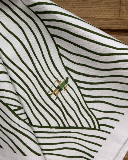 Walking Pattern Tea Towel