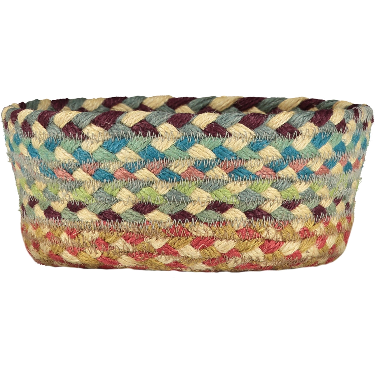 Carnival Jute  Mini Basket - 20 cm x 8 cm