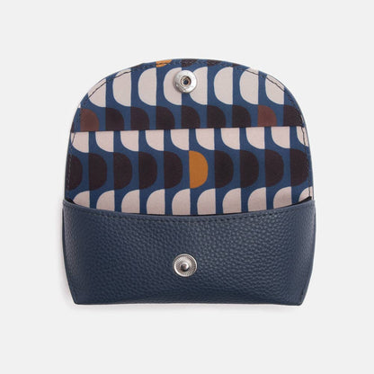 Navy Flap Glasses Case