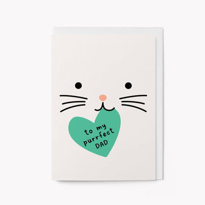 To my purrfect dad