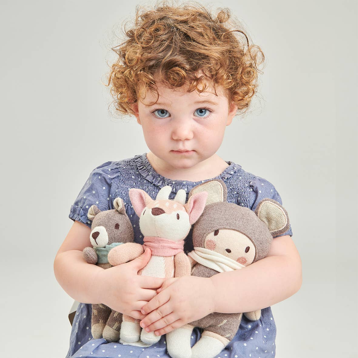 ThreadBear Baby Beau - Knitted Soft Doll 24cm