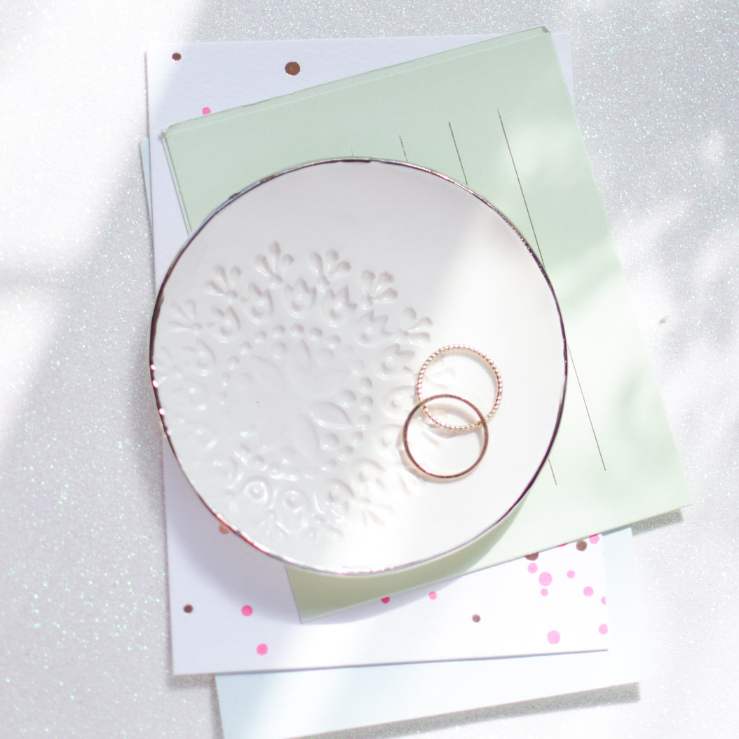 Circular Stamp Trinket Dish