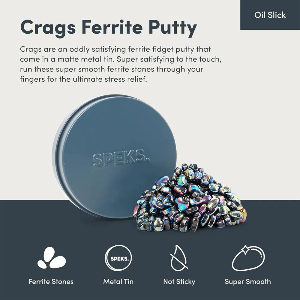 Crags Magnetic Fidget Putty - Oil Slick