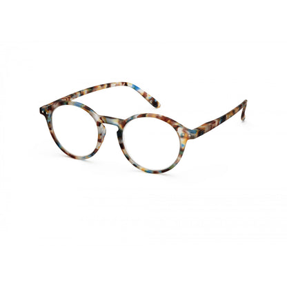 Unisex Reading Glasses - Style D - Blue Tortoise +3