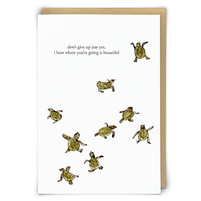 Don't Give Up Greeting Card