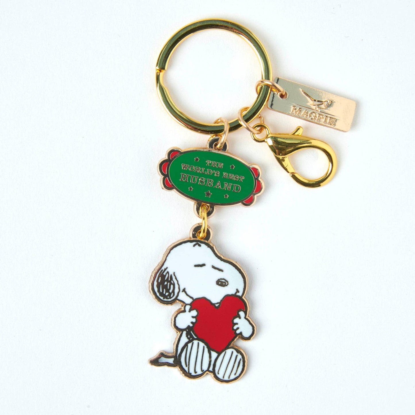 Peanuts World's Best Keyring Husband