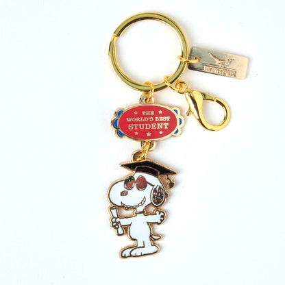 Peanuts World's Best Keyring Student