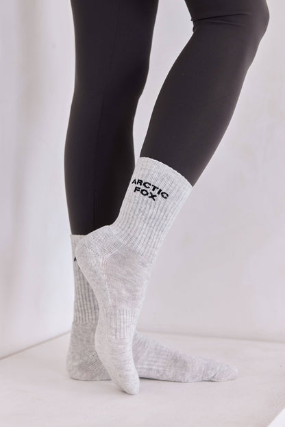 Sporty Socks - 100% Bamboo - Grey - AW25