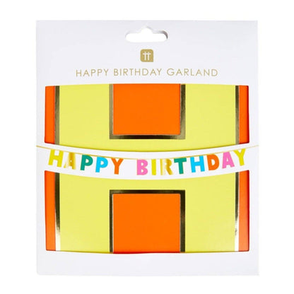 Rainbow Happy Birthday Garland | 3m |