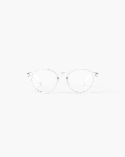 Unisex Reading Glasses - Style D - Crystal +2.5