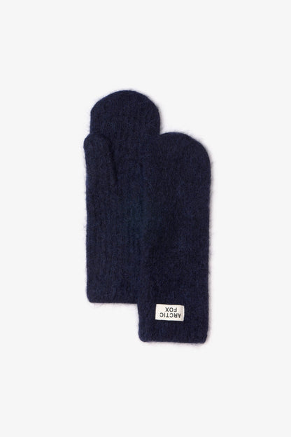 The Alpaca Mittens - Deep Sea Navy