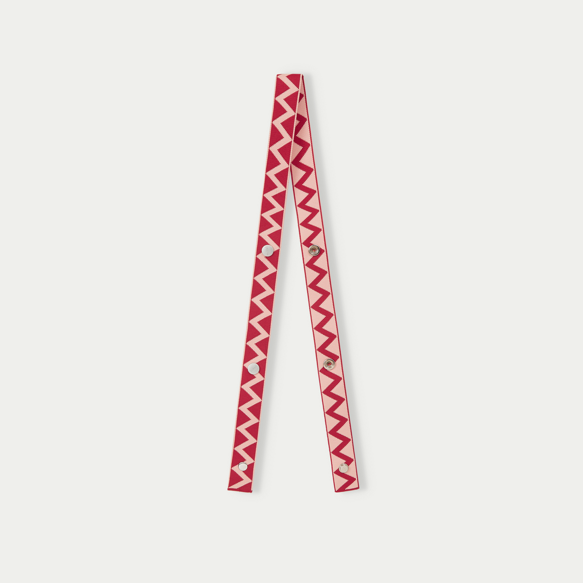Zigzag Fabric adjustable strap: Red