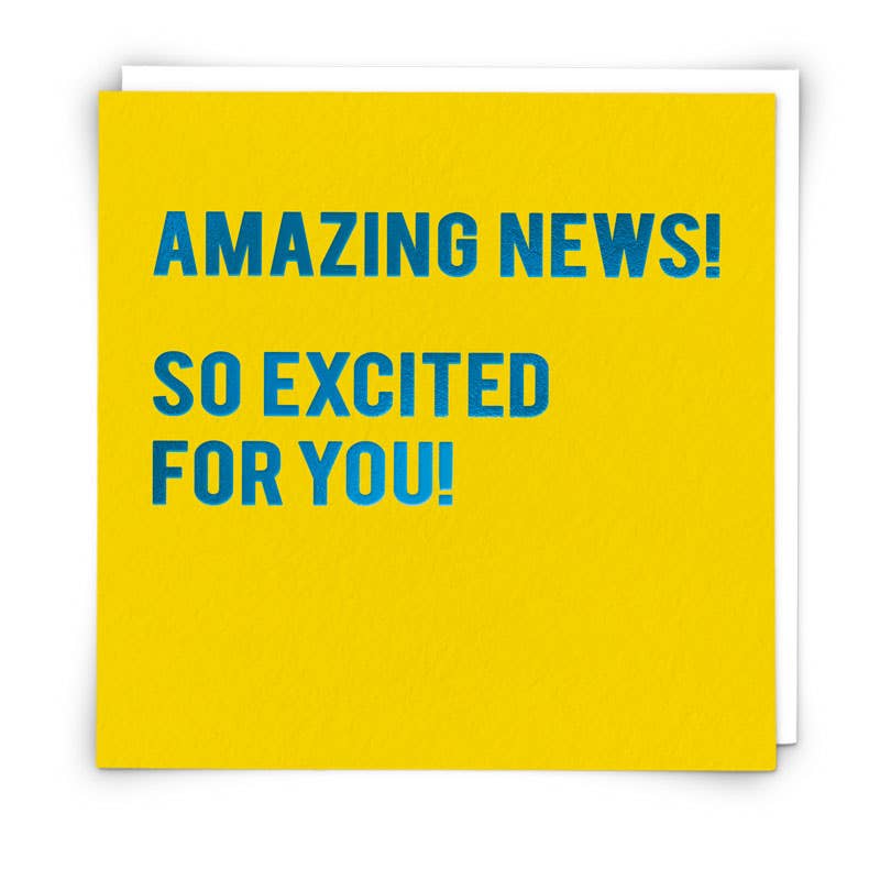 Amazing News Greeting Card