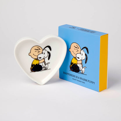 Peanuts Heart Trinket Dish Puppy