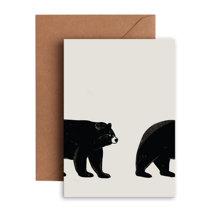 Black Bear Card | Birthday Card | Children's Card