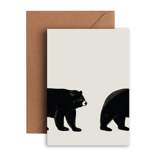 Black Bear Card | Birthday Card | Children's Card