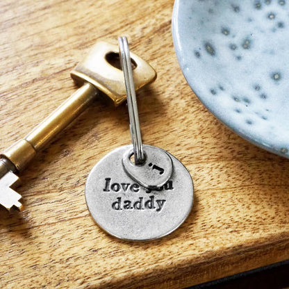 'Love You Daddy' Keyring: Love you pops