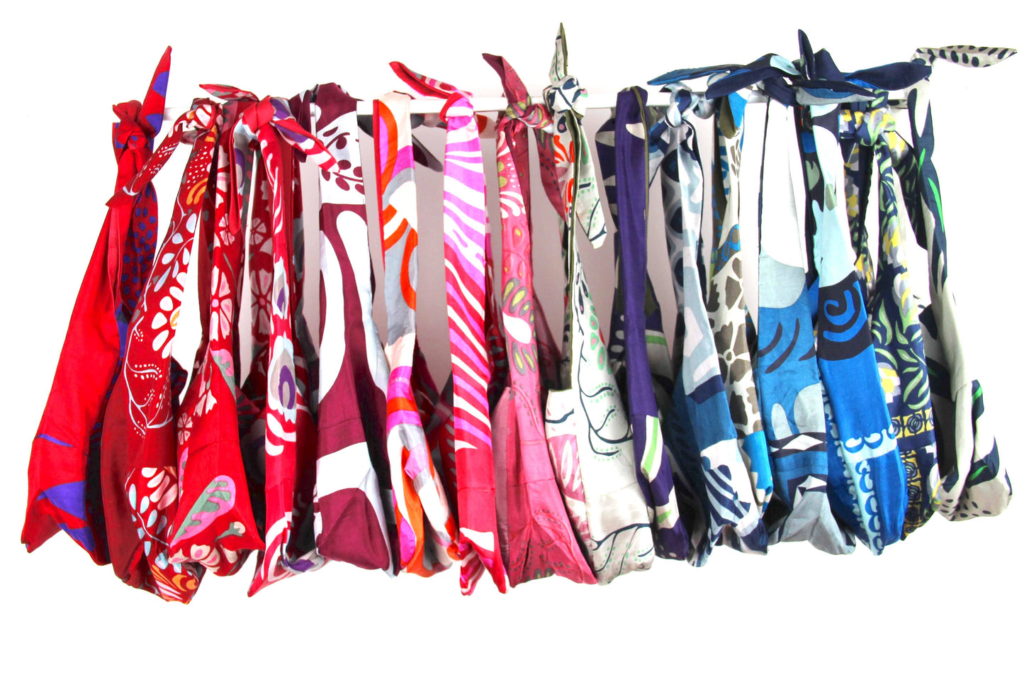 Bobby Bag in Red Zora Silk