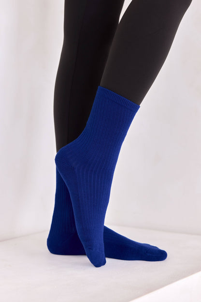 The Everyday Socks - 100% Bamboo - Electric Indigo - AW25