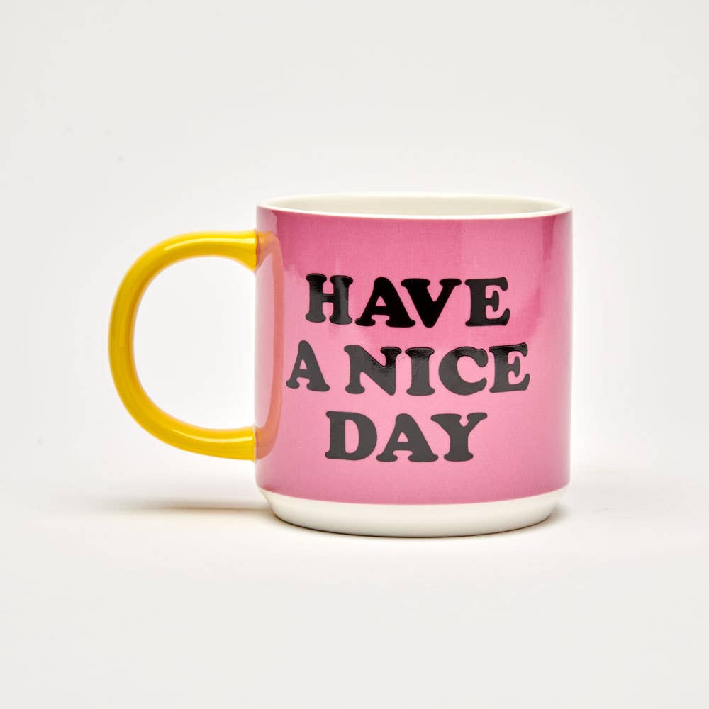 Peanuts Have a Nice Day mug