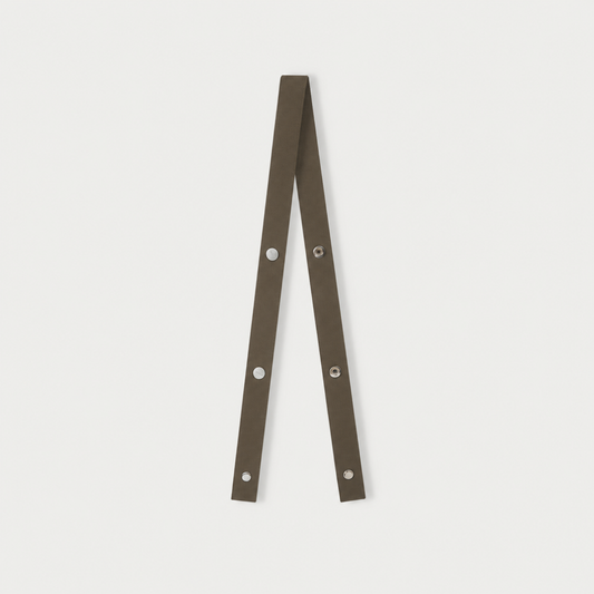 Plain fabric adjustable strap: Brown