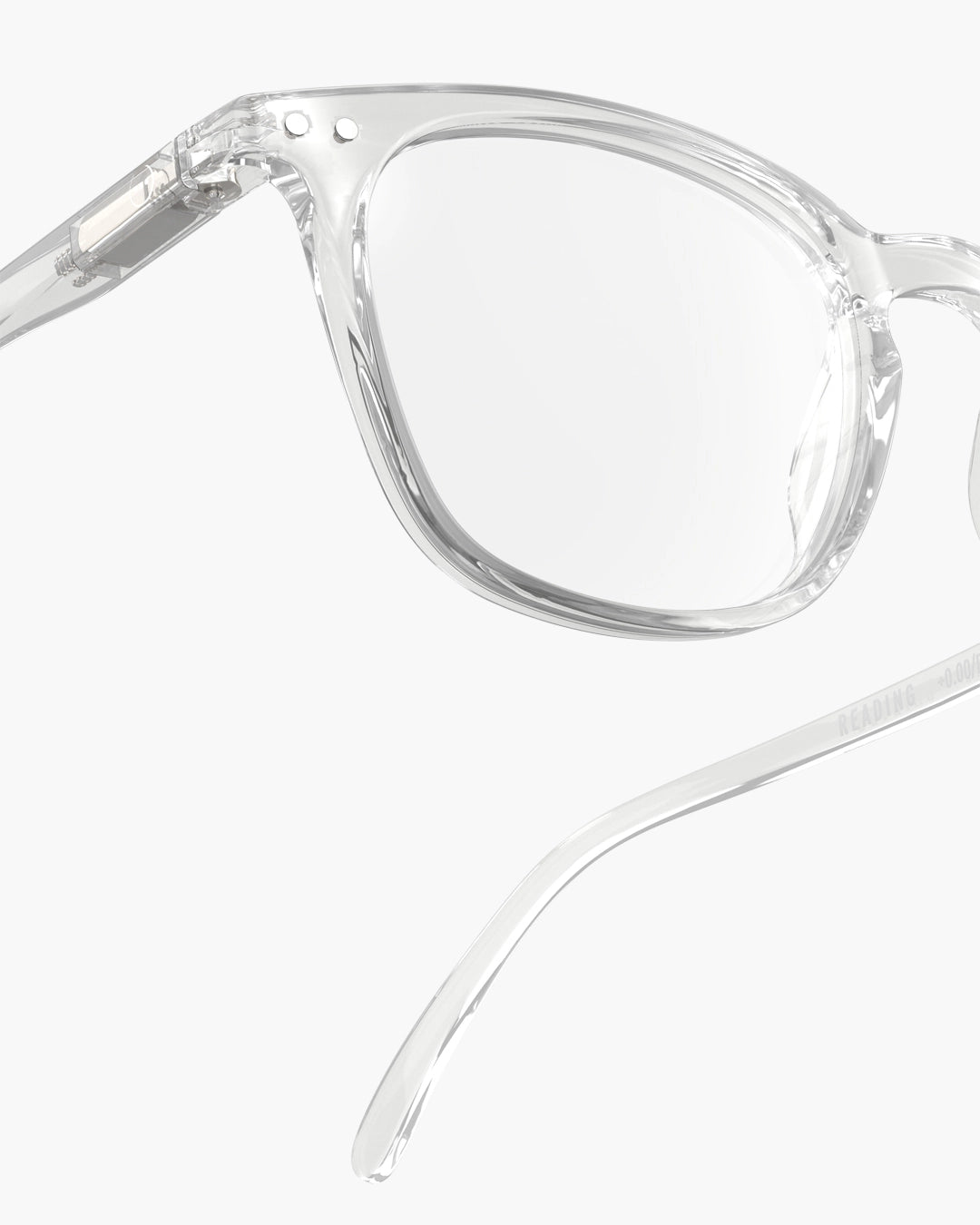Unisex Reading Glasses - Style E - Crystal +1.5