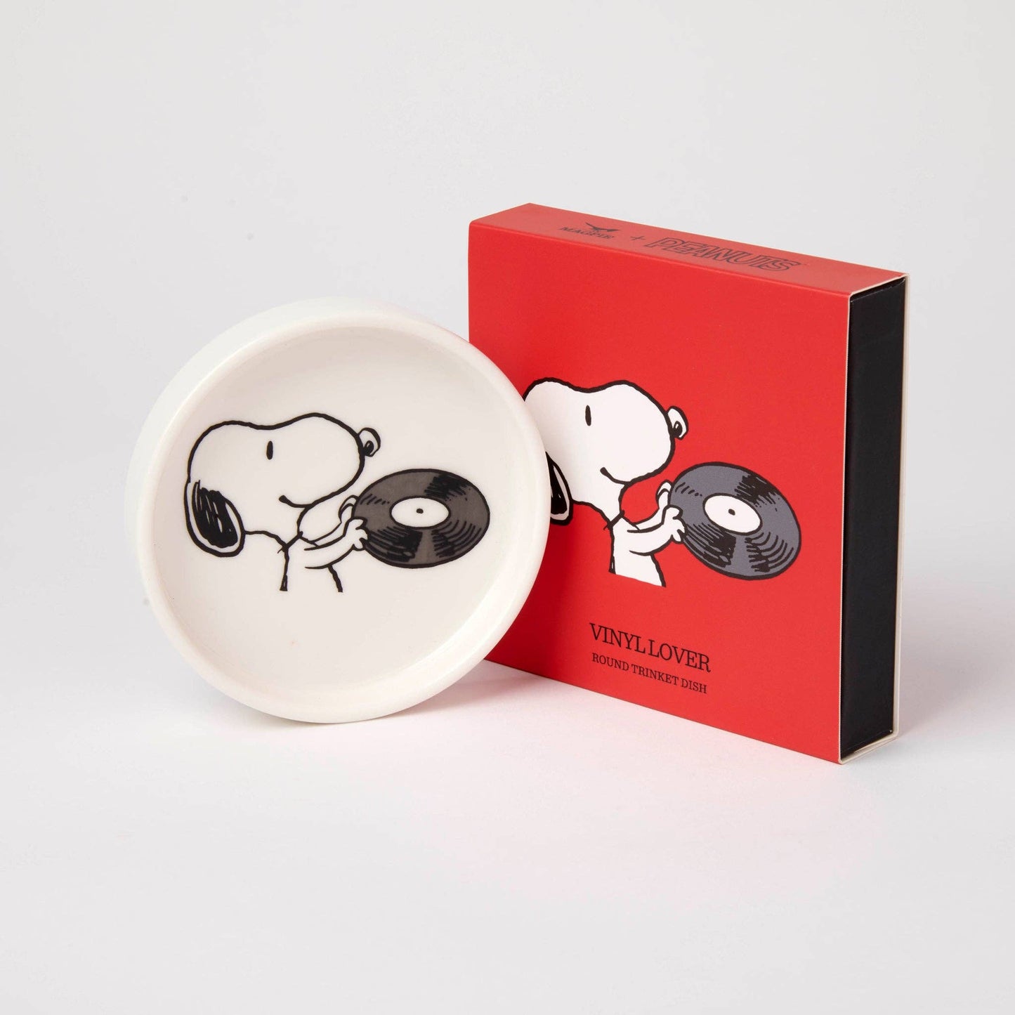 Peanuts Round Trinket Dish Vinyl Lover