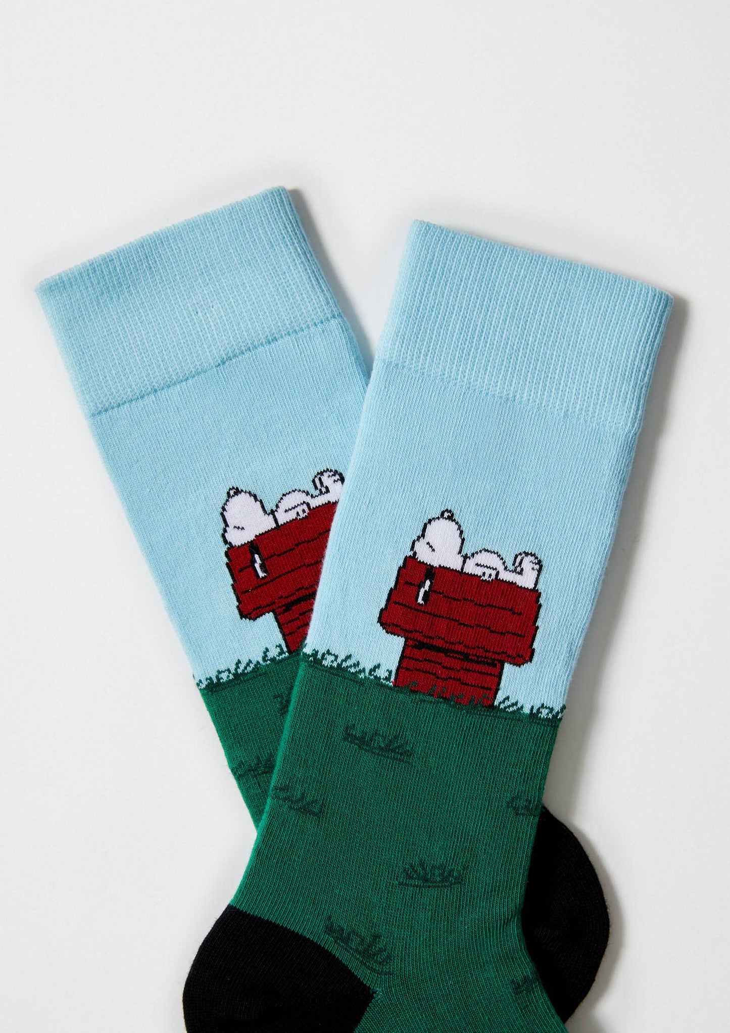 BeSnoopy House - 100% Organic Cotton Socks: Green / Intl / 41/46