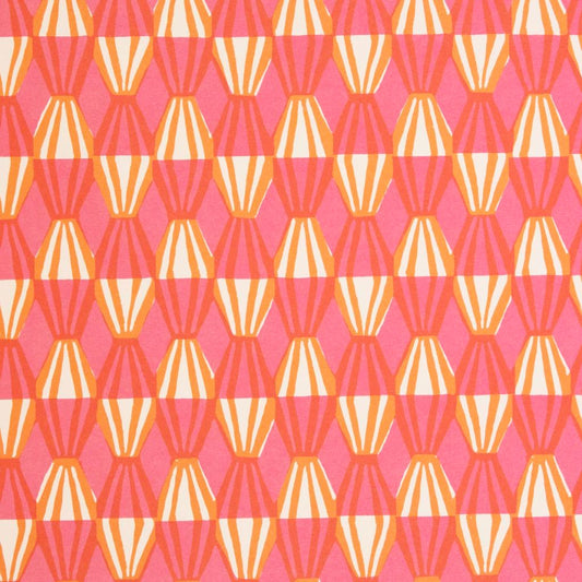 Cambridge Imprint Wrap - Threadwork Bright Pink and Orange
