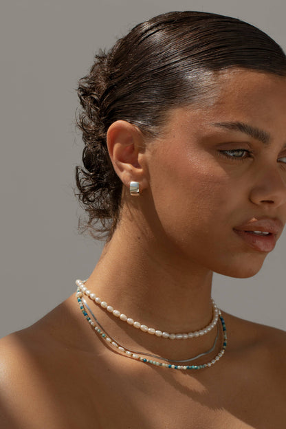 ZOE - Easy Everyday Hoop Earrings Silver