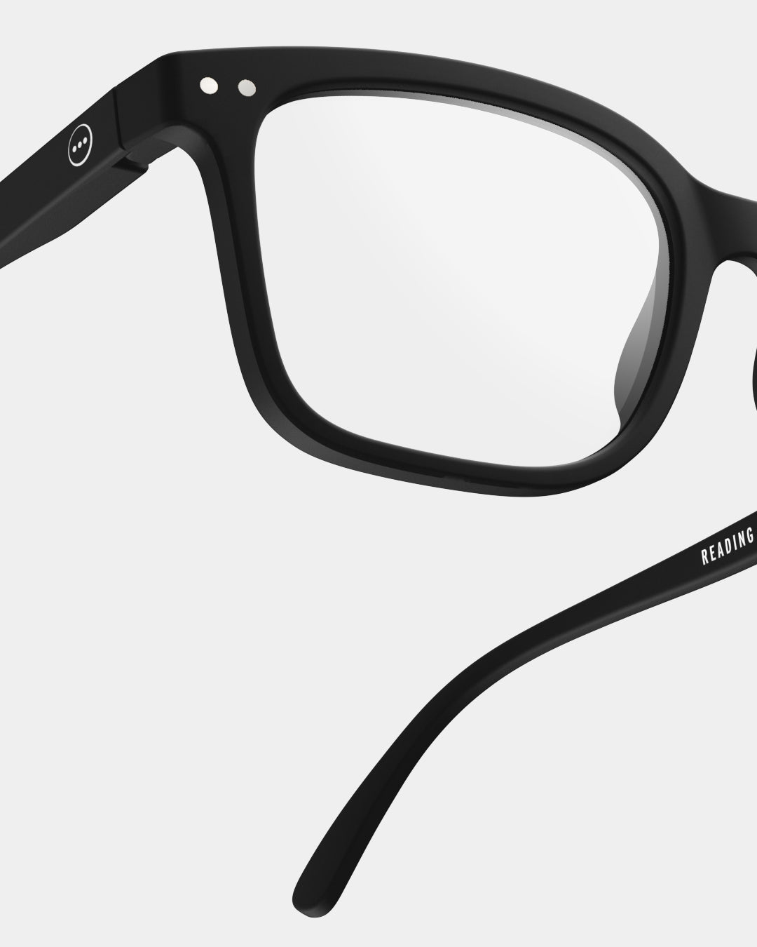 Unisex Reading Glasses - Style L - Black +1