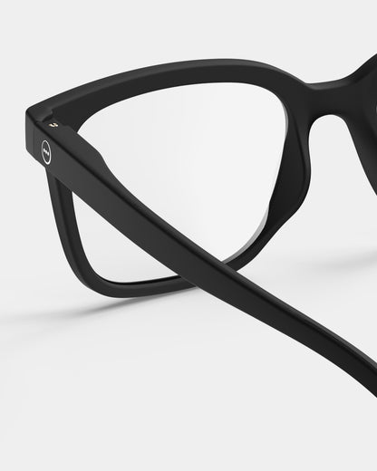 Unisex Reading Glasses - Style L - Black +1