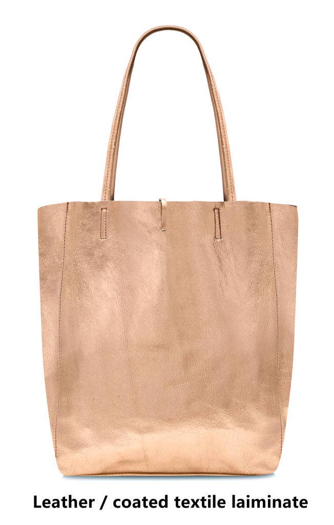 Italian Genuine Leather Large Shopper Tote Shoulder Handbag: Olive Green