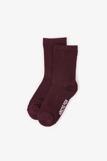 The Everyday Socks - 100% Bamboo - Plum - AW25