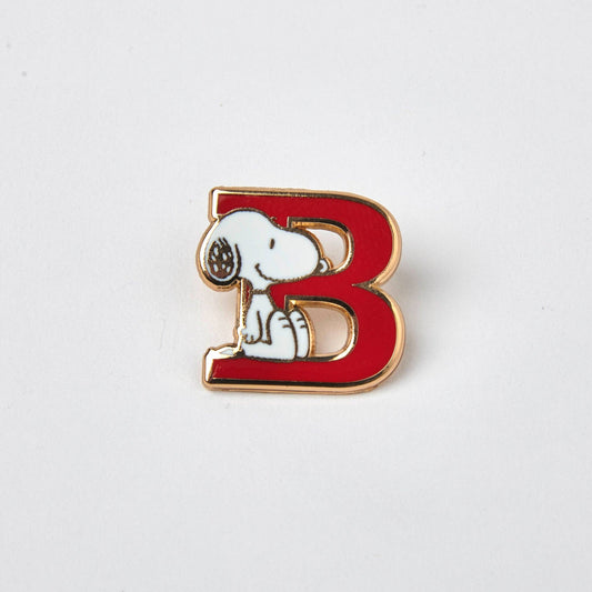 Peanuts Alphabet Pin - B