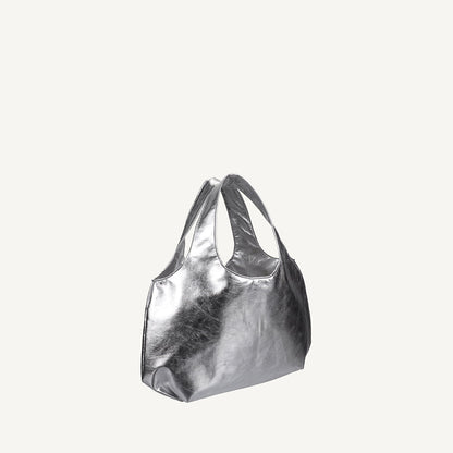 Mila Handy Bold Bag in Silver by Tinne + Mia