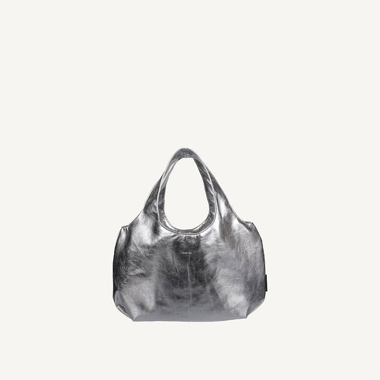 Mila Handy Bold Bag in Silver by Tinne + Mia