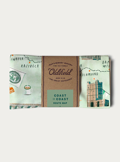 Coast to Coast Tea Towel