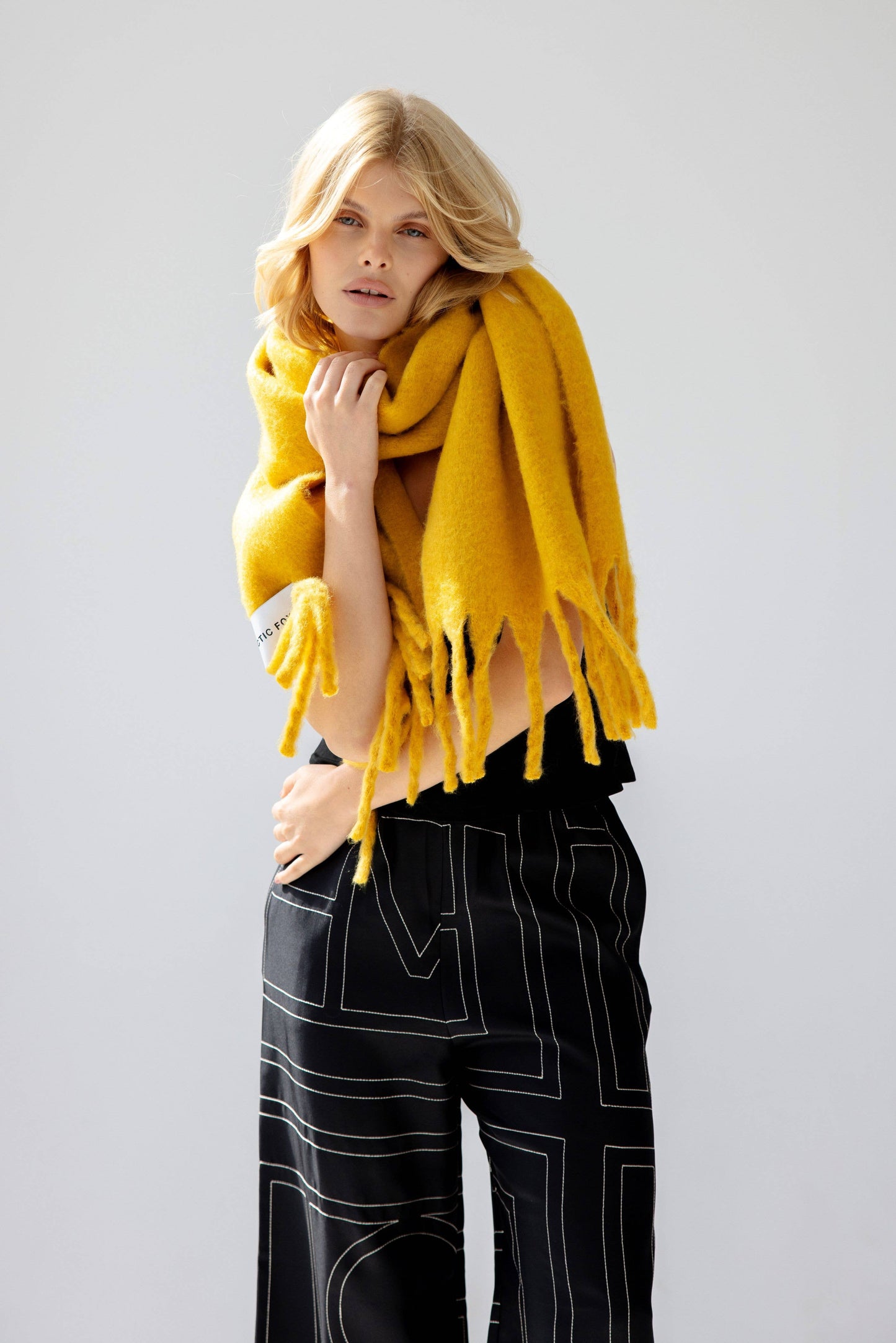 The Stockholm Scarf - 100% Recycled - Frozen Amber - AW24