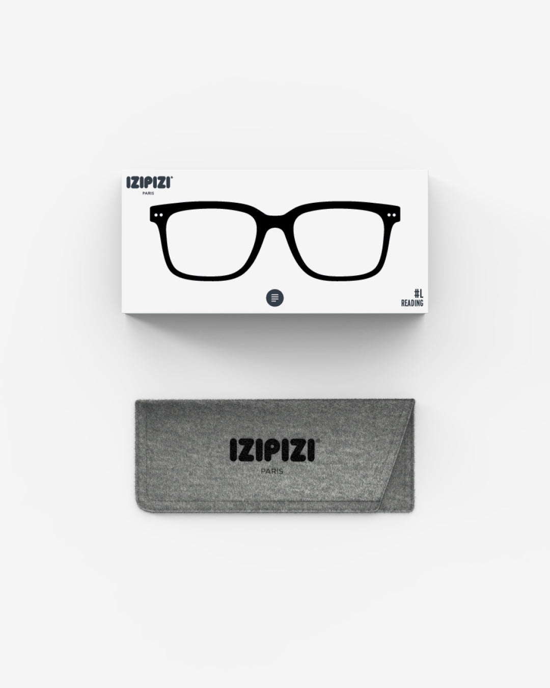 Unisex Reading Glasses - Style L - Black +1