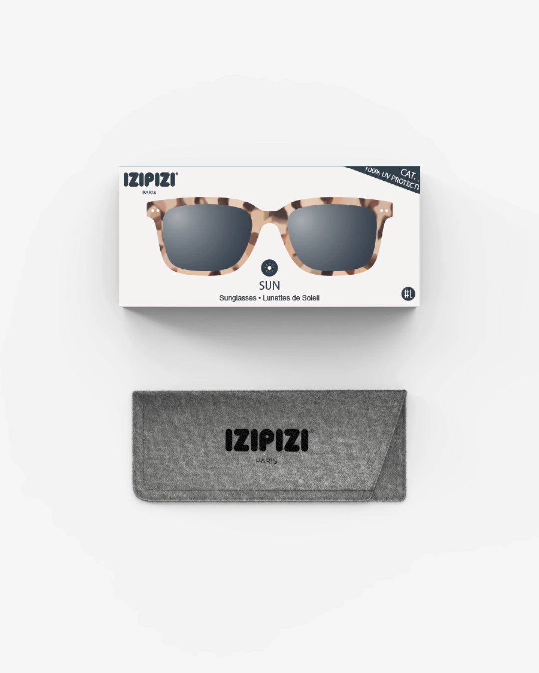 Unisex Sunglasses - Style L - Light Tortoise