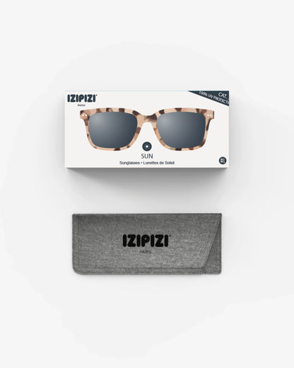 Unisex Sunglasses - Style L - Light Tortoise