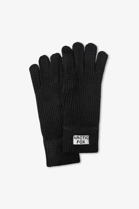 Arctic Fox Recycled Bottle Gloves - Black