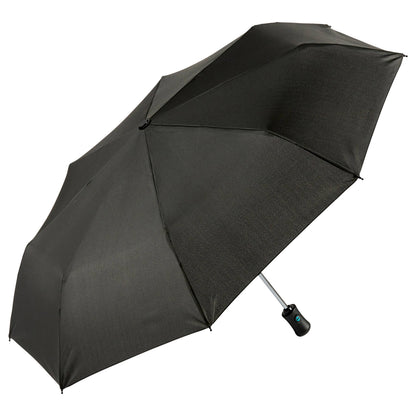 EZPELETA BASIC Auto open/close umbrella - Recycled fabric: Black