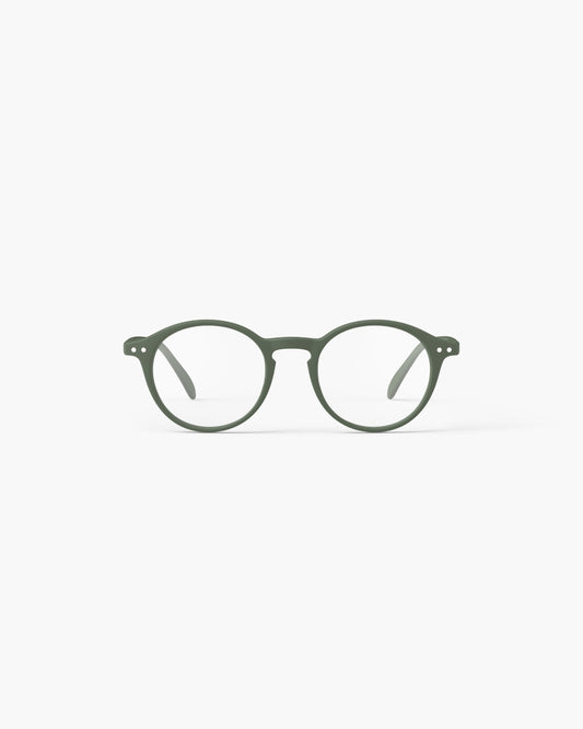 Unisex Reading Glasses - Style D - Kaki Green +3