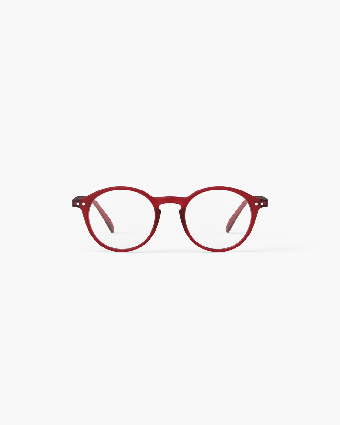 Unisex Reading Glasses - Style D - Cherry Red +2